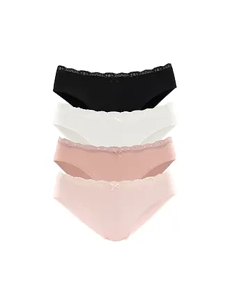 LASCANA | Slip 4er Pkg. rose box | 